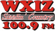 Sizzlin' Country WXIZ 100.9 FM